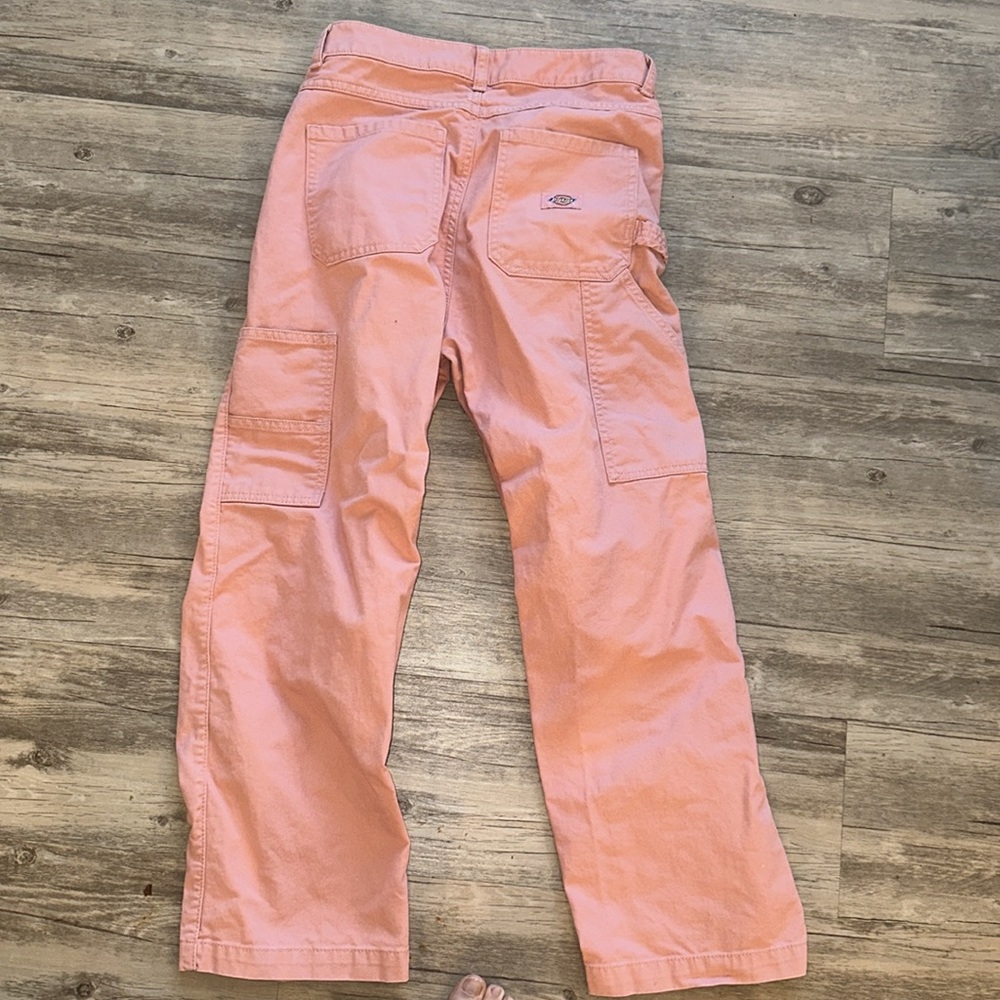 Dickies Salmon Pink Cargo Pants Sz 0 - Picture 4 of 6